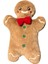 Kurabiye Adam Sıcak Su Torbası 600ML, Peluş Sıcak Su Torbası Gingerbread Yumuşak Hediyelik 3