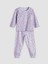 Yeni Sezon Bisiklet Yaka Kız Çocuk Pijama Takımı 1