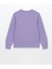 Yeni Sezon Bisiklet Yaka Baskılı Kız Çocuk Sweatshirt 2