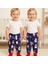 Bebek Patikli Pantolon Kendinden Çoraplı Alt Pijama 2 Adet 3