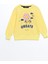 Yeni Sezon Bisiklet Yaka Çiçekli Kız Bebek Sweatshirt 1