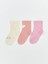 Yeni Sezon Desenli Kız Çocuk Soket Çorap 3'lü 1