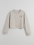 Yeni Sezon Bisiklet Yaka Hello Kitty Baskılı Kız Çocuk Sweatshirt 4
