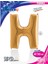 H Harf Supertrend Altın Folyo Balon 40" 1