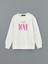 Yeni Sezon Bisiklet Yaka Baskılı Kız Çocuk Sweatshirt 1