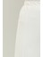Paçalı Yırtmaçlı Pantolon 3028-01 Beyaz 3