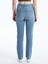 Yeni Sezon Yüksek Bel Straight Fit Kadın Jean Pantolon 5