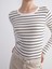 Yeni Sezon Bisiklet Yaka Çizgili Kadın Body 3