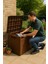 Sandık 120 Lt Organizer Kapaklı Bahçe, Balkon, Kiler Sandığı Çok Amaçlı Demonte 4