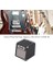 Gitar Seçicileri Tutucu Kutusu, 5 Gitar Seçme Ekran Sahibi, Gitar Seçicileri Organizatör Kılıfı Amp Hoparlör Şekli Müzik Meraklıları ve Müzisyenler Için Kompakt (Siyah D) 3