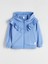 Yeni Sezon Kapüşonlu Fermuarlı Kız Çocuk Sweatshirt 1