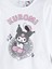 Yeni Sezon Bisiklet Yaka Kuromi Baskılı Kız Çocuk Pijama Üst 3