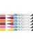 Paint-It Akrilik Kalemler (Set 3, 2 mm Yuvarlak Uçlu, Ahşap, Tuval, Taş Vb. Için Yüksek Kapatıcı Akrilik Boyalar) 6 Adet, Sınıflandırılmış, 2 mm Çizgi Genişliği 2