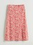 Yeni Sezon Beli Lastikli Çiçekli Yırtmaçlı Etek 5