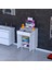 Mira Banyo ve Mutfak Dolabı Çok Amaçlı Dolap Tek Çekmeceli 2 Kapaklı 2 Raf 3 Bölme 55X88X32,5 cm 1