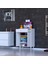 Mira Banyo ve Mutfak Dolabı Çok Amaçlı Dolap Tek Çekmeceli 2 Kapaklı 2 Raf 3 Bölme 55X88X32,5 cm 3