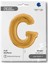 G Harf Supertrend Altın Folyo Balon 26" 1