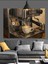 Taze Kahve Hazırlayan Espresso Makinesi Dekoratif Kanvas - Mdf Ahşap Tablo 3