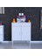 Mira Banyo ve Mutfak Dolabı Çok Amaçlı Dolap Tek Çekmece 2 Kapak 2 Raf 3 Bölme 85X88X32,5 cm 2