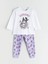Yeni Sezon Bisiklet Yaka Kuromi Baskılı Kız Çocuk Pijama Takımı 3