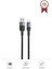 U18 Siyah USB ile Type-C Şarj ve Data Kablosu 1