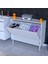 Efil Düzenleyici Dolap Banyo Dolabı 3 Sepetli Hazneli Mini Banyo Dolabı 90X75X32,5 cm 1