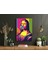 Sakız Patlatan Mona Lisa Pop Art -Ahşap Mdf Tablo 2