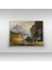 Albert Bierstadt -Indians Spear Fishing - Ahşap Mdf Tablo 4