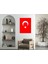 Dikey Türk Bayrağı - Ahşap Mdf Tablo 4