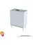 Efil Banyo Dolabı Düzenleyici Dolap Tek Gözlü Sepet Hazneli Mini Banyo Dolabı 55X75X32,5 cm 6