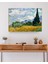 Vincent Van Gogh - Wheat Field With Cypresses - Ahşap Mdf Tablo 3