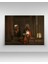 Pieter De Hooch - A Couple Walking In The Amsterdam Town Hall - Ahşap Mdf Tablo 2