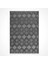 Conde Geometrik Antrasit Polyester Kaydırmaz Tabanlı Makine Halısı 2