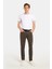 Erkek Regular Fit Rahat Kesim Kanvas Haki Pantolon 5