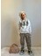 Dino Baskili Şardonlu 3 Iplik Sweatshirt-Eşofman Altı Kışlık Erkek Çocuk Takım 1