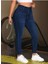 Kadın Koyu Mavi Denim Pantolon Büyük Beden 3