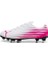 Attacanto II FG/AG Genç Krampon Kadınlar İçin Hafif Beyaz/Pembe Renkli Ayakkabı 1