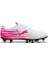 Attacanto II FG/AG Genç Krampon Kadınlar İçin Hafif Beyaz/Pembe Renkli Ayakkabı 3