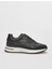 Siyah Erkek Deri Sneaker 28990 1