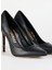 Siyah Kadın Deri Stiletto 77RA3S01ZPA33899 5