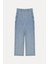 Celeste Mavi Dokulu Bol Paça Denim 4
