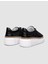 Siyah Kadın Deri Sneaker 124756 3