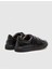 Siyah Erkek Deri Sneaker 28542 3
