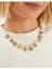 Flower Charm Necklace Gold 3