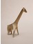 Origami Zürafa Şeklinde Mat Pirinç Dekoratif Obje 10X8 cm 3
