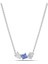 5668276 Swarovski Kolye Mesmera:pend Blue White/rhs 1
