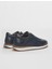 Lacivert Erkek Deri Sneaker 29111 3
