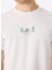 Ekru Erkek Relaxed Baskılı T-Shirt D5SM-TST3841 4