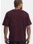 6005150-600-UA Hwt U Logo Ss Bordo Bisiklet Normal Baskılı Erkek T-Shirt 2