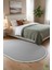 Post/peluş Yıkanabilir Kaymaz Taban Yumşacık Gri Oval Saçaklı Modern ve Şık Salon Oturma Odası Mutfak Çocuk Odası Koridor Antre Halısı 4